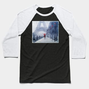 The first snow in Paris Baseball T-Shirt